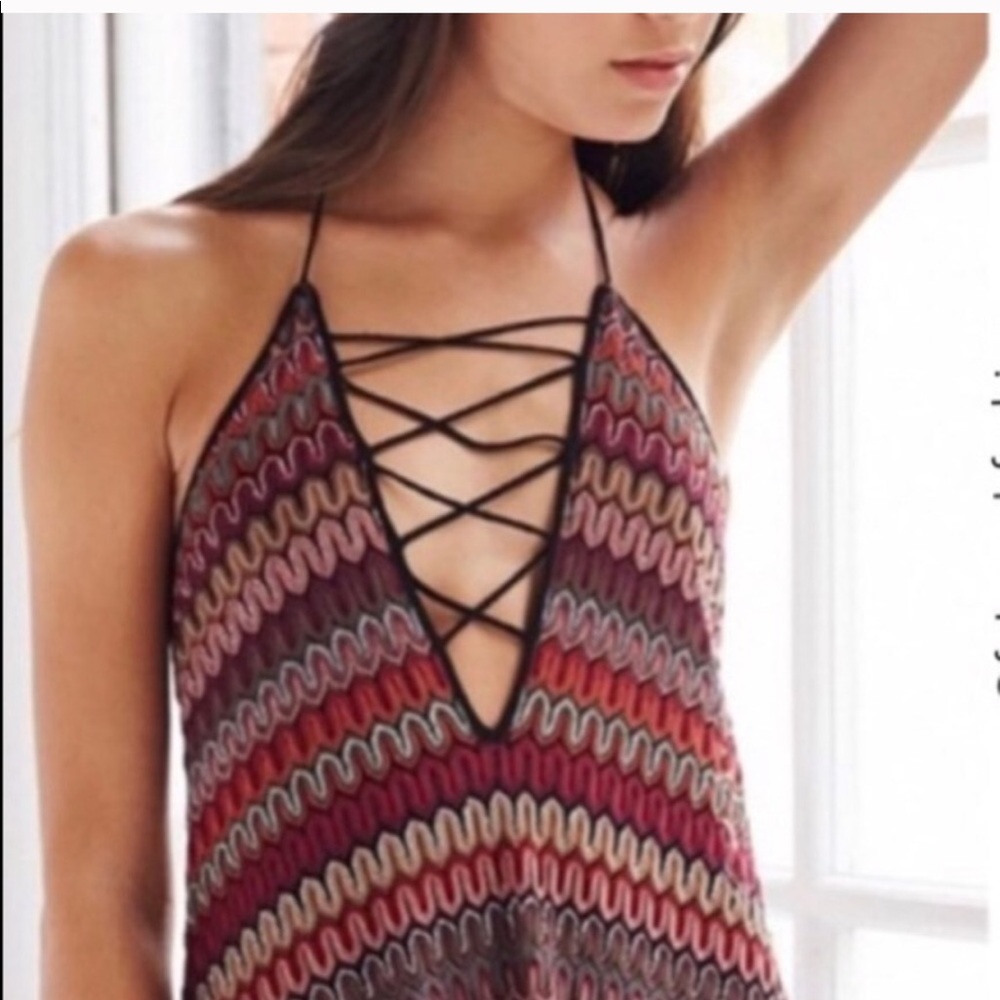 UO Milo Flame Stitch Maxi dress